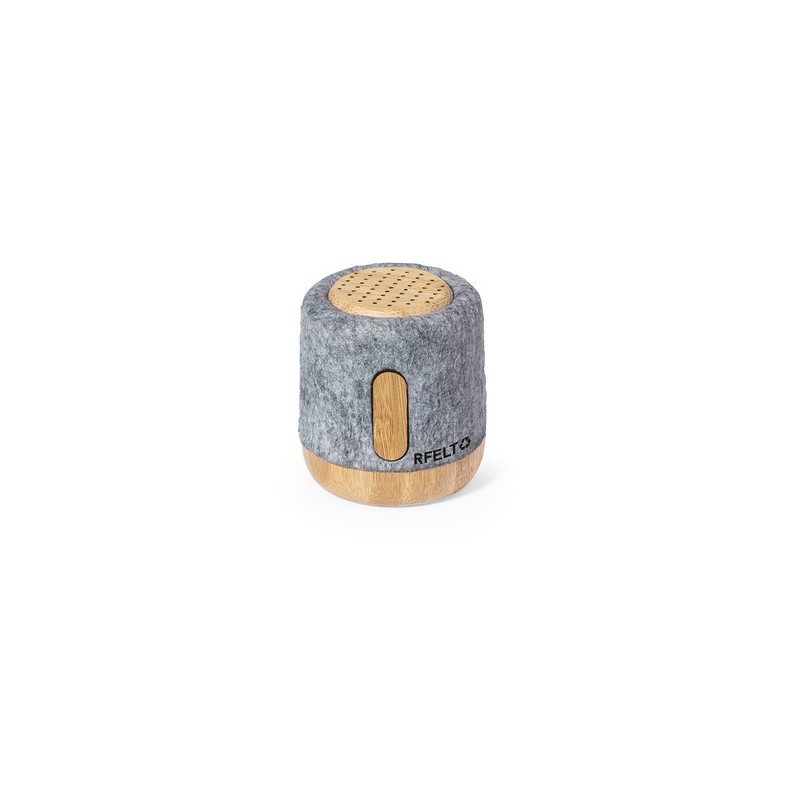 Haut-Parleur Éco-responsable Bluetooth en Bois de Bambou - Boitok Matières : bambou Couleurs : gris