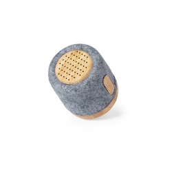 Haut-Parleur Éco-responsable Bluetooth en Bois de Bambou - Boitok Matières : bambou Couleurs : gris goodies publicitaire événeme
