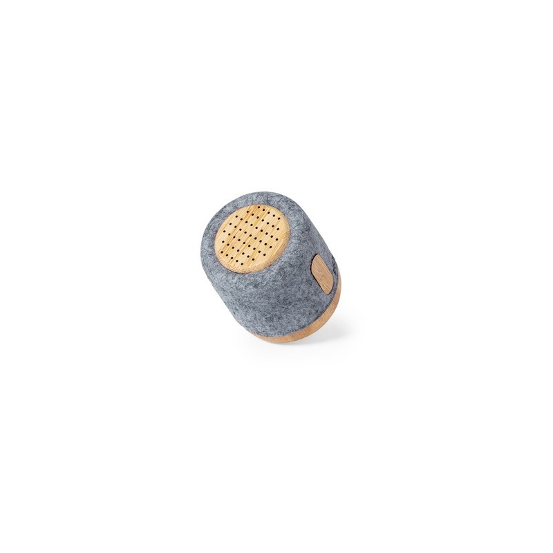 Haut-Parleur Éco-responsable Bluetooth en Bois de Bambou - Boitok Matières : bambou Couleurs : gris goodies publicitaire événeme