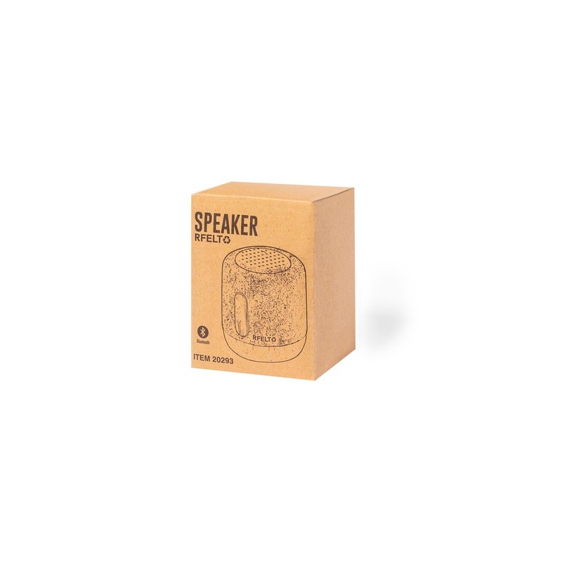 Haut-Parleur Éco-responsable Bluetooth en Bois de Bambou - Boitok Matières : bambou Couleurs : gris objet promotionnel éco-respo