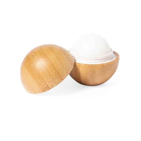 Baume à Lèvres Personnalisé Protection SPF15 Économique Bowok Matières : bambou cadeau entreprise pas cher
