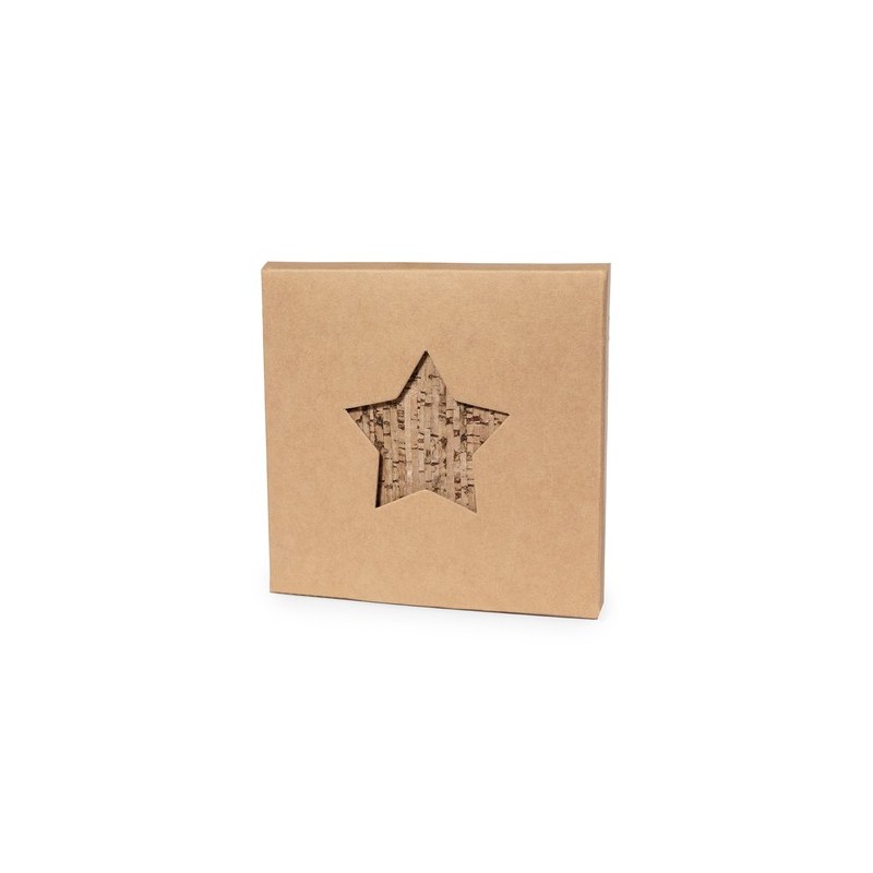 Set Éco-responsable de Sous-Verres Cadeaux d'Entreprise Danop Matières : liège marquage laser ultra précis