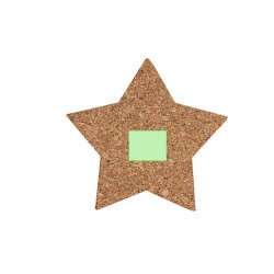 Set Éco-responsable de Sous-Verres Cadeaux d'Entreprise Danop Matières : liège goodies entreprise design