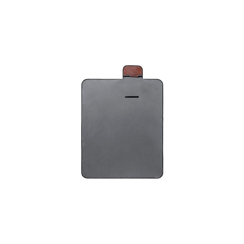 Couverture Éco-responsable Personnalisée de Pique-Nique pas cher - Pirsoy Matières : cuir recyclé Couleurs : gris cadeau entrepr