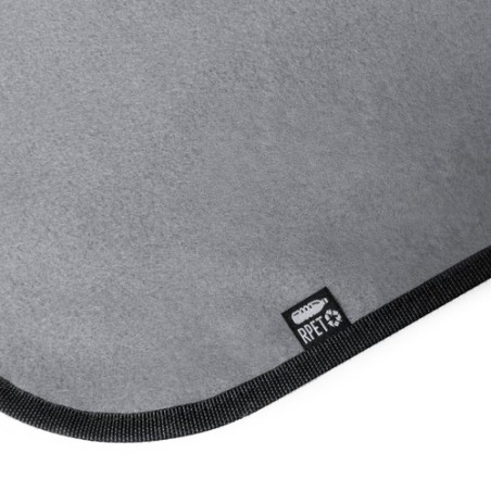 Couverture Éco-responsable Personnalisée de Pique-Nique pas cher - Pirsoy Matières : cuir recyclé Couleurs : gris goodies public