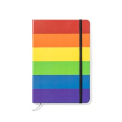 Bloc Notes Personnalisé Pratique et Coloré Locomix Matières : PU Couleurs : rainbow