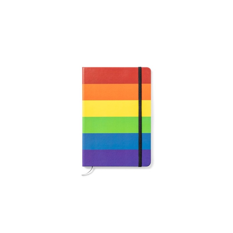 Bloc Notes Personnalisé Pratique et Coloré Locomix Matières : PU Couleurs : rainbow