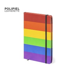 Bloc Notes Personnalisé Pratique et Coloré Locomix Matières : PU Couleurs : rainbow 2