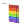 Bloc Notes Personnalisé Pratique et Coloré Locomix Matières : PU Couleurs : rainbow personnalisable avec votre logo