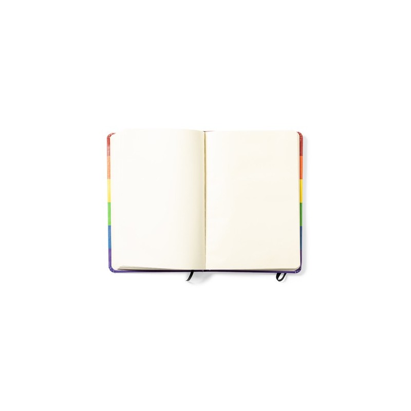 Bloc Notes Personnalisé Pratique et Coloré Locomix Matières : PU Couleurs : rainbow impression haute définition