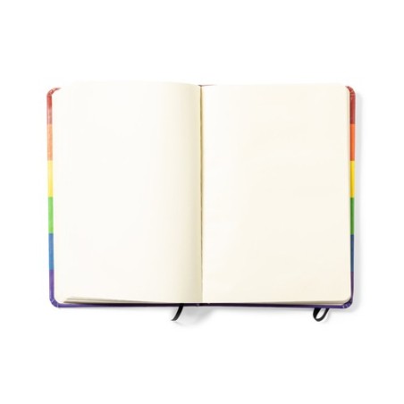 Bloc Notes Personnalisé Pratique et Coloré Locomix Matières : PU Couleurs : rainbow impression haute définition