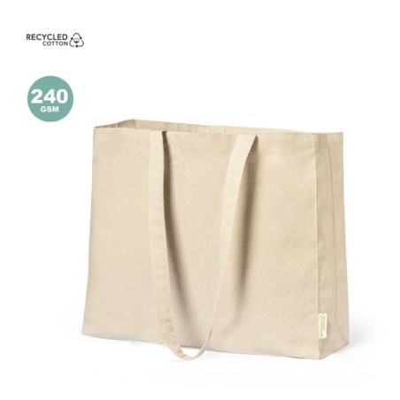 Sac de Shopping Éco-responsable Personnalisé et Pratique en Coton Recyclé Framos Matières : coton recyclé Couleurs : naturel cad