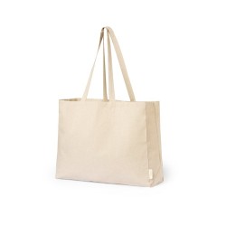Sac de Shopping Éco-responsable Personnalisé et Pratique en Coton Recyclé Framos Matières : coton recyclé Couleurs : naturel obj