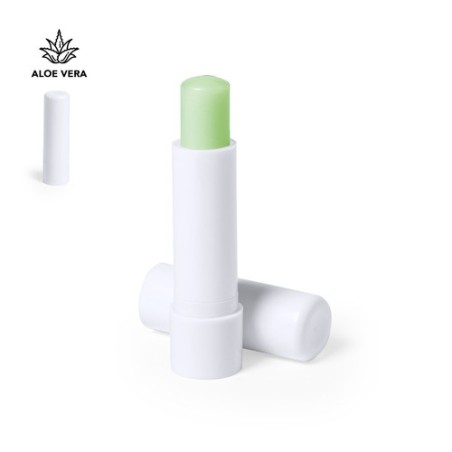 Baume à Lèvres Hydratant Personnalisé à l'Aloe Vera Taishe pas cher Couleurs : blanc personnalisable avec votre logo