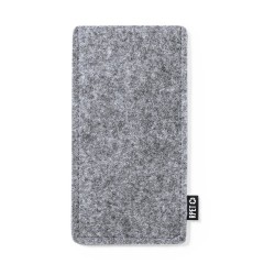 Étui Éco-responsable Pratique Personnalisé en Feutre RPET Kalermix Matières : PET recyclé Couleurs : gris