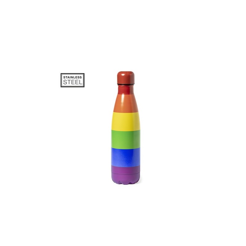 Bidon Personnalisable Arc-en-Ciel Jedet - Gourde Matières : acier inoxydable Couleurs : rainbow personnalisable avec votre logo