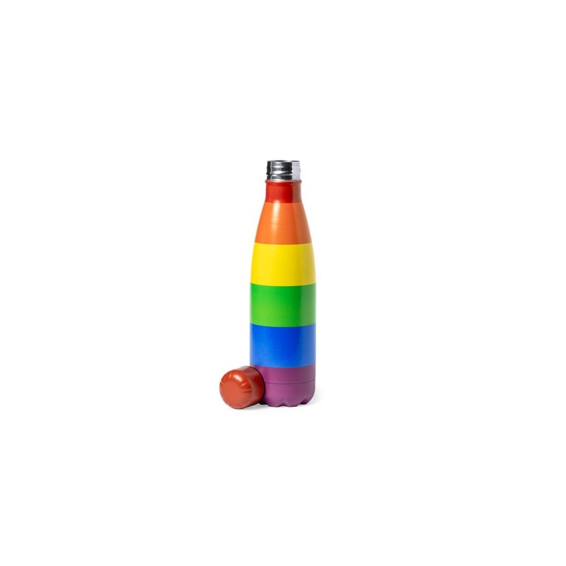 Bidon Personnalisable Arc-en-Ciel Jedet - Gourde Matières : acier inoxydable Couleurs : rainbow cadeau entreprise pas cher