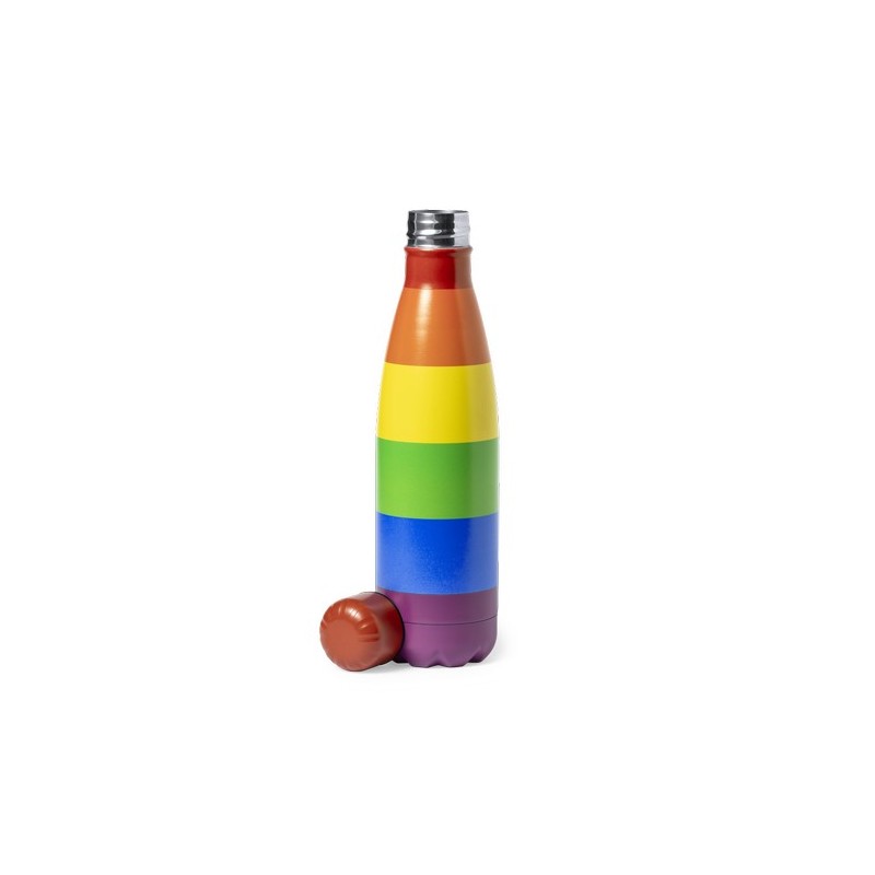 Bidon Personnalisable Arc-en-Ciel Jedet - Gourde Matières : acier inoxydable Couleurs : rainbow marquage laser ultra précis