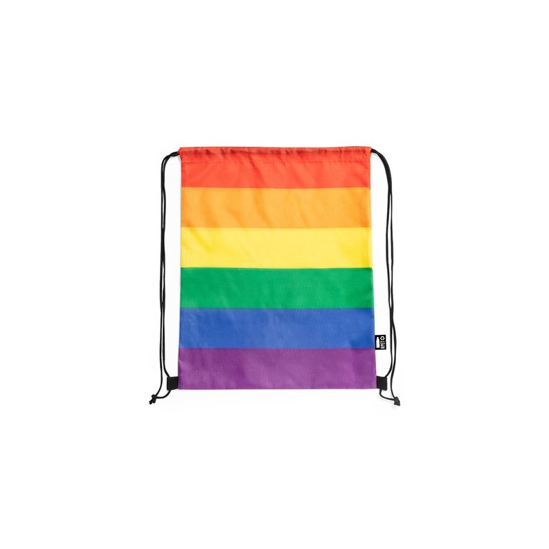 Sac à Dos Éco-responsable Coloré Personnalisé - Marsha Matières : PET recyclé Couleurs : rainbow