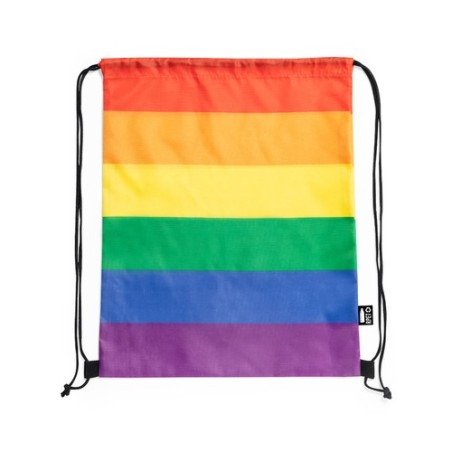 Sac à Dos Éco-responsable Coloré Personnalisé - Marsha Matières : PET recyclé Couleurs : rainbow