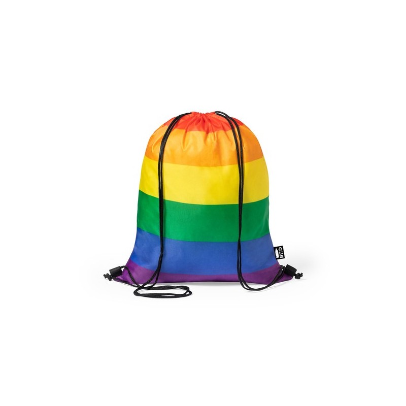 Sac à Dos Éco-responsable Coloré Personnalisé - Marsha Matières : PET recyclé Couleurs : rainbow cadeau entreprise pas cher