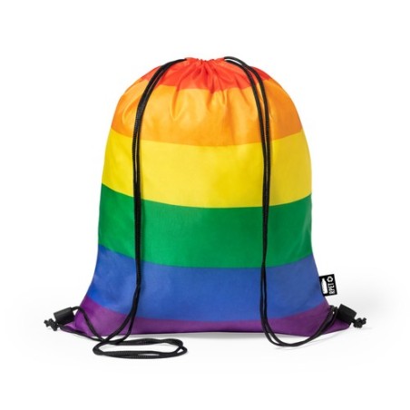 Sac à Dos Éco-responsable Coloré Personnalisé - Marsha Matières : PET recyclé Couleurs : rainbow cadeau entreprise pas cher