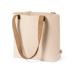 Sac Éco-responsable Chic Personnalisé de Shopping Kompul - pas cher Matières : PET recyclé Couleurs : naturel marquage laser ult