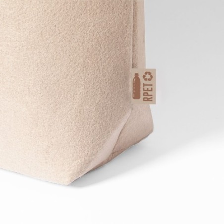 Sac Éco-responsable Chic Personnalisé de Shopping Kompul - pas cher Matières : PET recyclé Couleurs : naturel cadeau collaborate