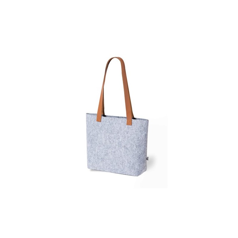 Sac Éco-responsable Chic Personnalisé de Shopping Kompul - pas cher Matières : PET recyclé Couleurs : naturel objet publicitaire