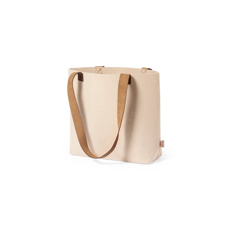 Sac Éco-responsable Chic Personnalisé de Shopping Kompul - pas cher Matières : PET recyclé Couleurs : gris impression haute défi