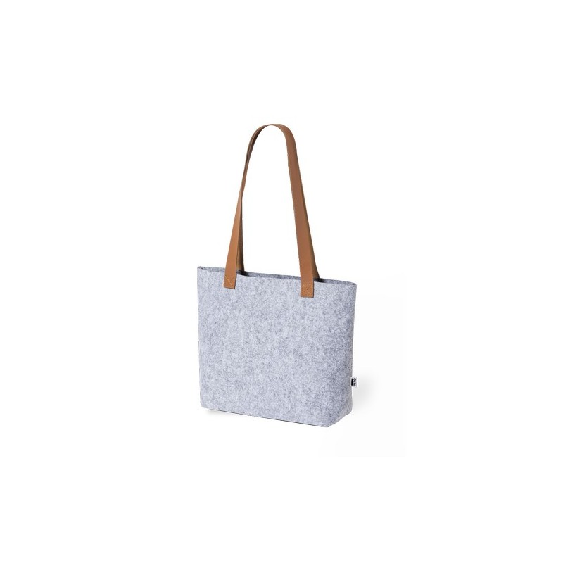 Sac Éco-responsable Chic Personnalisé de Shopping Kompul - pas cher Matières : PET recyclé Couleurs : gris cadeau affaires éléga