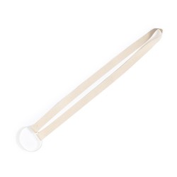 Lanyard Événementiel Personnalisé Porte Verre Félin Matières : silicone Couleurs : naturel