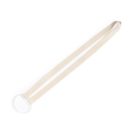 Lanyard Événementiel Personnalisé Porte Verre Félin Matières : silicone Couleurs : naturel
