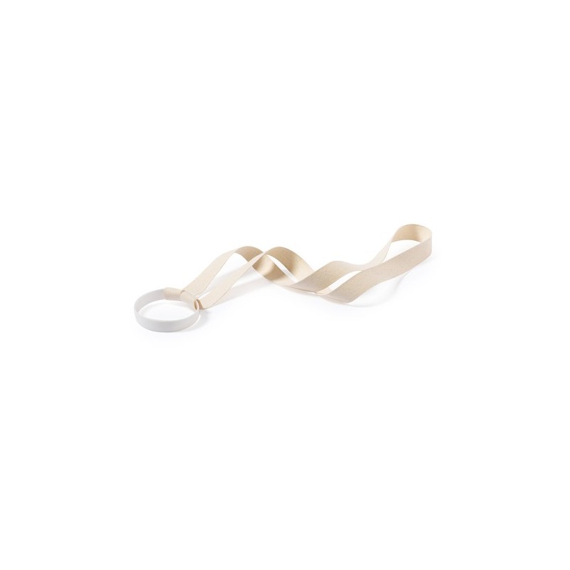 Lanyard Événementiel Personnalisé Porte Verre Félin Matières : silicone Couleurs : naturel cadeau entreprise pas cher