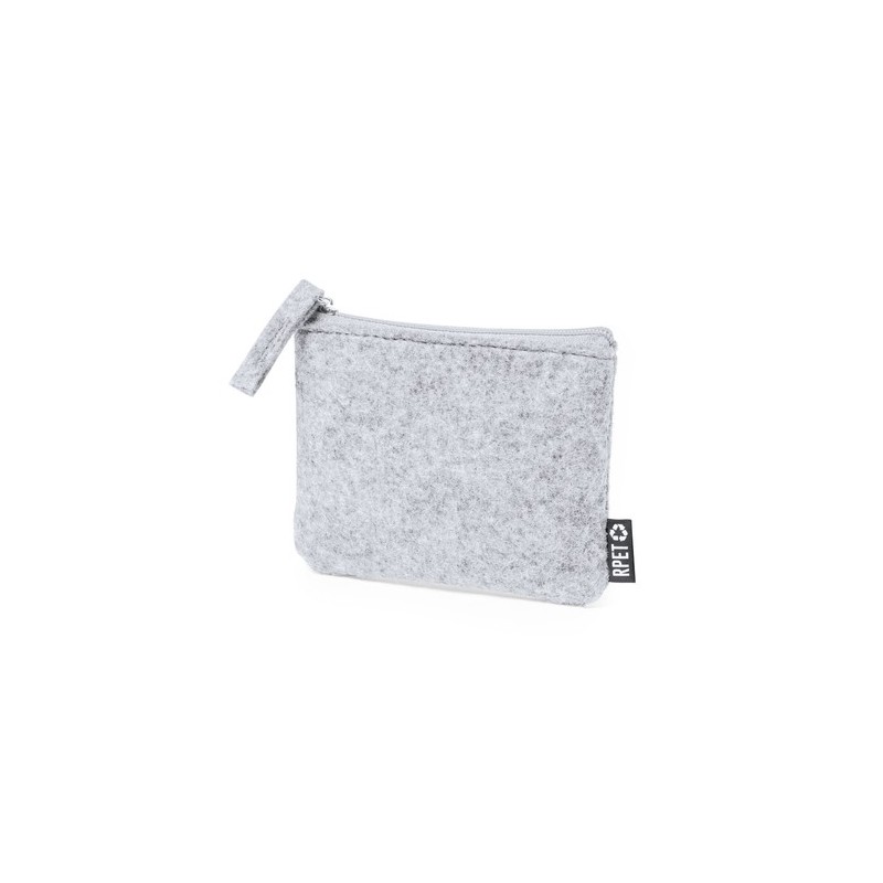 Porte-Monnaie Éco-responsable Élégant Personnalisé Gagox - Prix Abordable Matières : PET recyclé Couleurs : gris