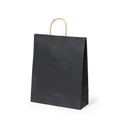 Sac Éco-responsable Résistant Personnalisable - Linel Matières : papier recyclé Couleurs : noir