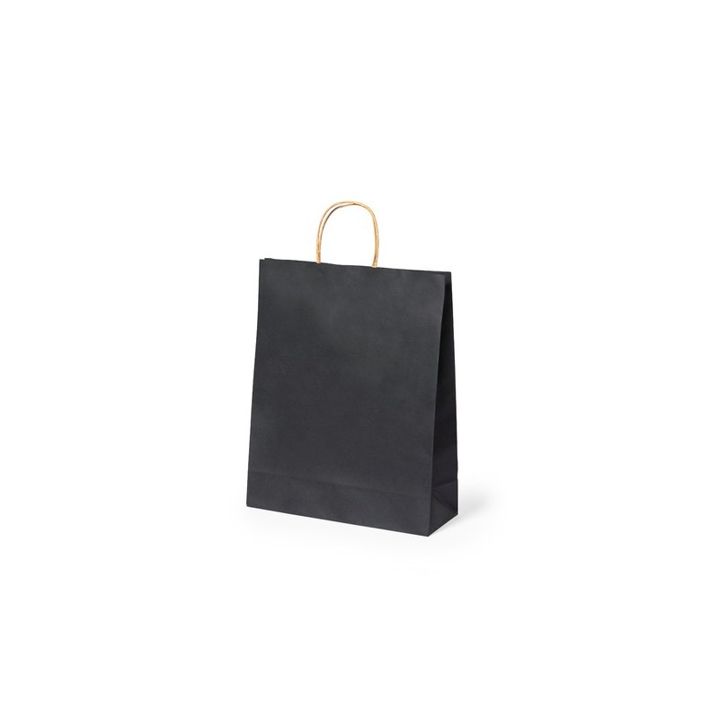 Sac Éco-responsable Résistant Personnalisable - Linel Matières : papier recyclé Couleurs : noir