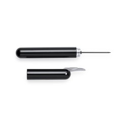Tire-Bouchon Pratique Personnalisé pas cher Greymuz Couleurs : noir marquage laser ultra précis