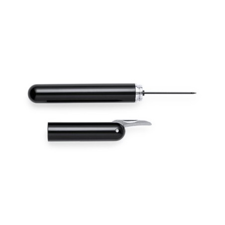 Tire-Bouchon Pratique Personnalisé pas cher Greymuz Couleurs : noir marquage laser ultra précis