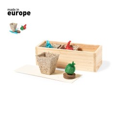 Kit Éco-responsable de Herbes Aromatiques Personnalisé Mendrax Matières : bois