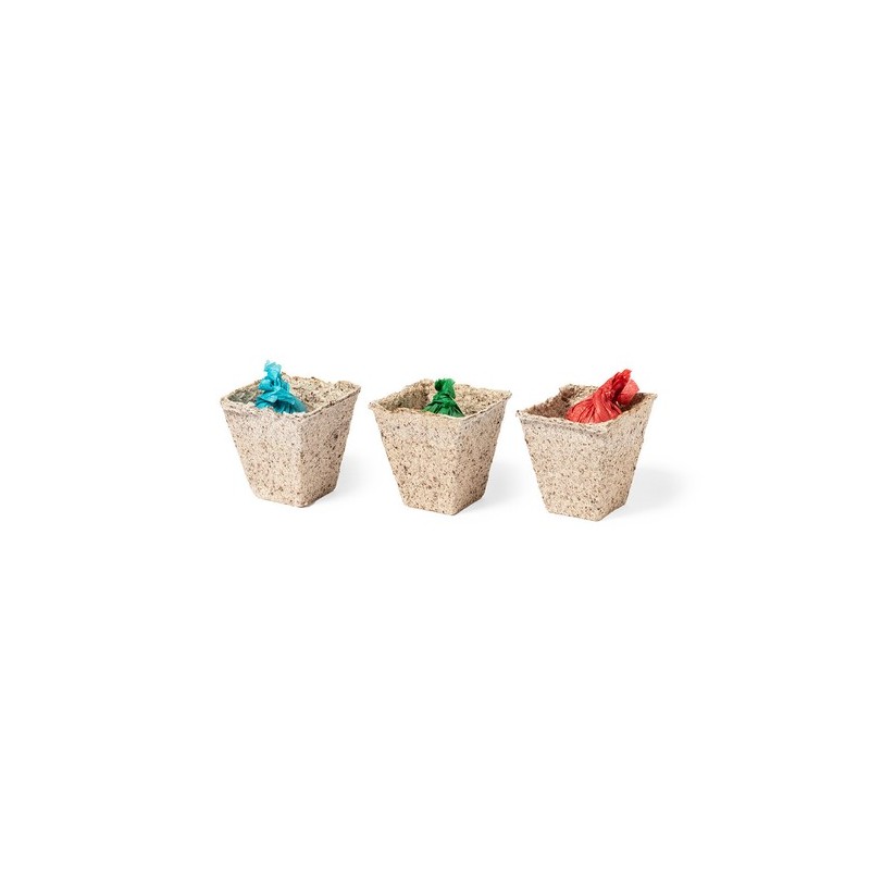 Kit Éco-responsable de Herbes Aromatiques Personnalisé Mendrax Matières : bois cadeau entreprise pas cher