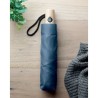 Parapluie pliable  190T en RPET de 23'' - LEEDS Matières : métal Couleurs : bleu cadeau affaires élégant