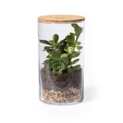 Terrarium design personnalisé pas cher Anymak Matières : liège cadeau entreprise pas cher