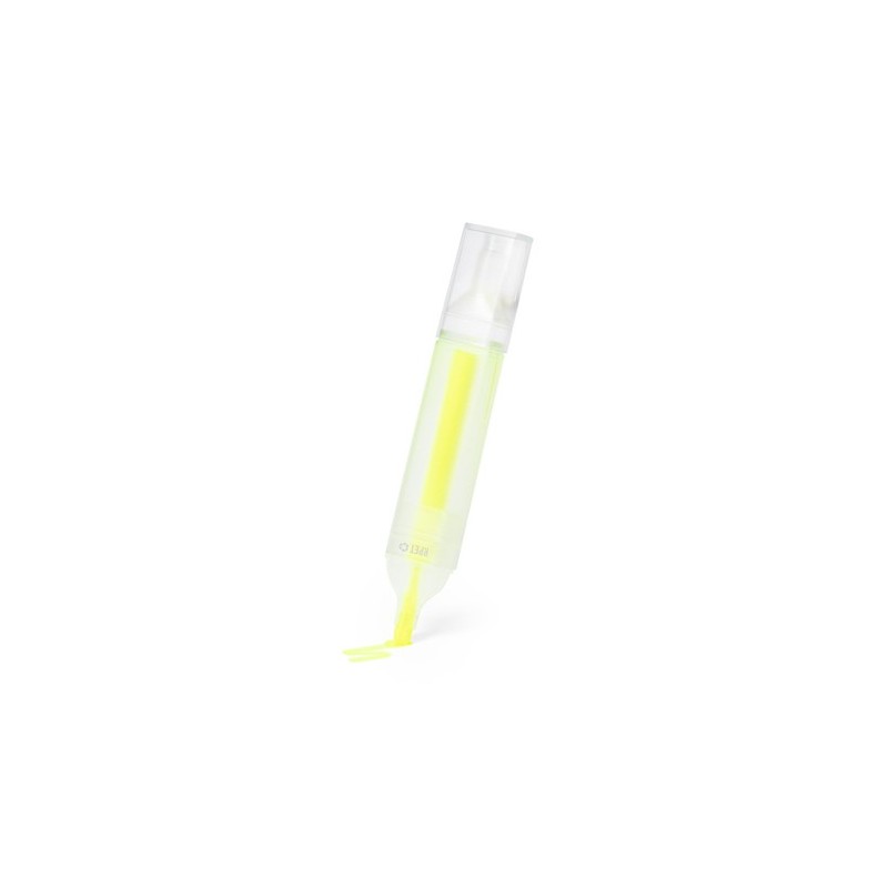 Surligneur Éco-responsable Fluo Personnalisé pas cher - Conrad Matières : PET recyclé Couleurs : transparent cadeau entreprise p