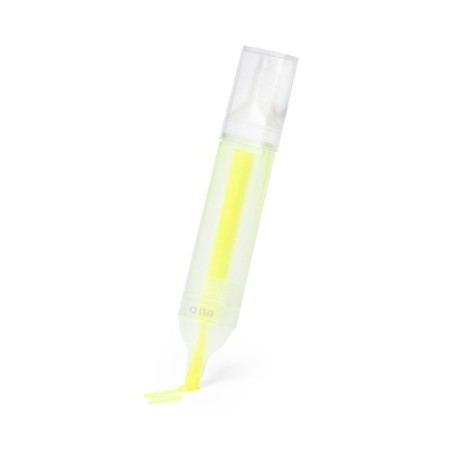 Surligneur Éco-responsable Fluo Personnalisé pas cher - Conrad Matières : PET recyclé Couleurs : transparent cadeau entreprise p
