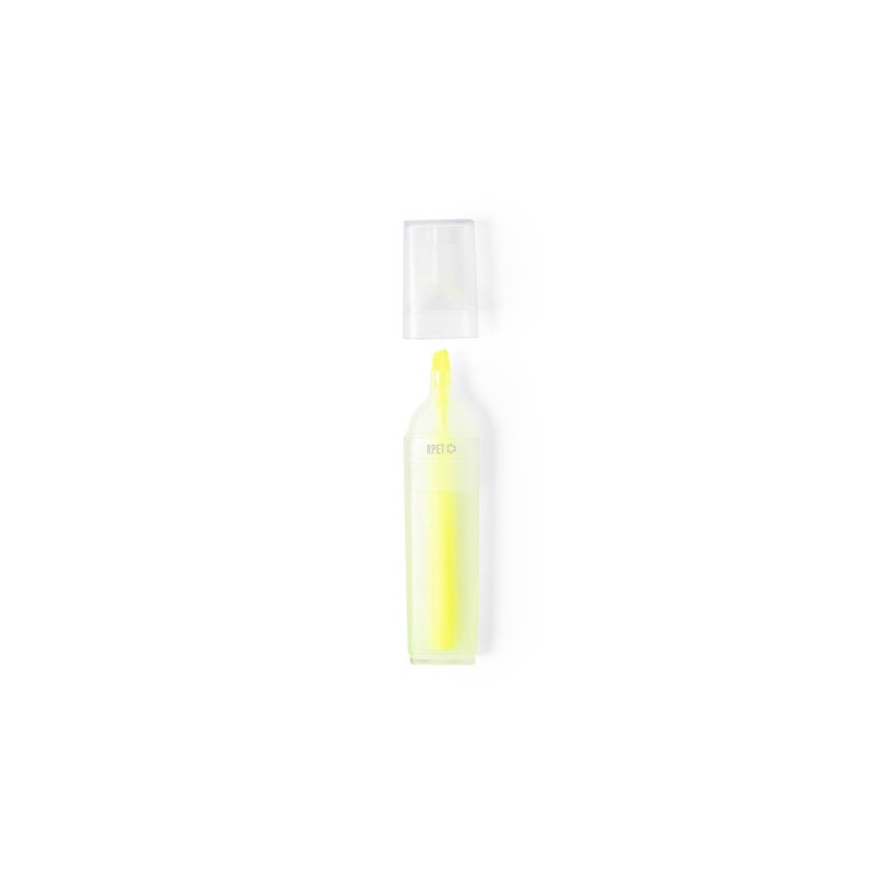 Surligneur Éco-responsable Fluo Personnalisé pas cher - Conrad Matières : PET recyclé Couleurs : transparent goodies publicitair