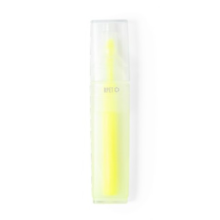 Surligneur Éco-responsable Fluo Personnalisé pas cher - Conrad Matières : PET recyclé Couleurs : transparent impression haute dé