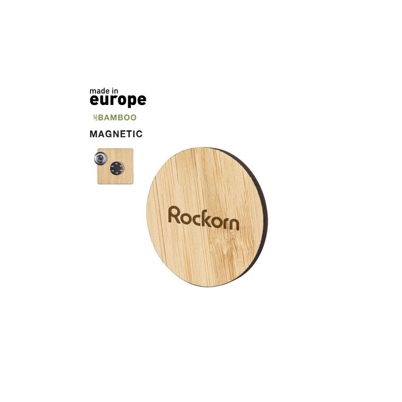 Épingle Magnétique Personnalisée Éco-responsable pas cher - Royers Matières : bambou goodies publicitaire événementiel