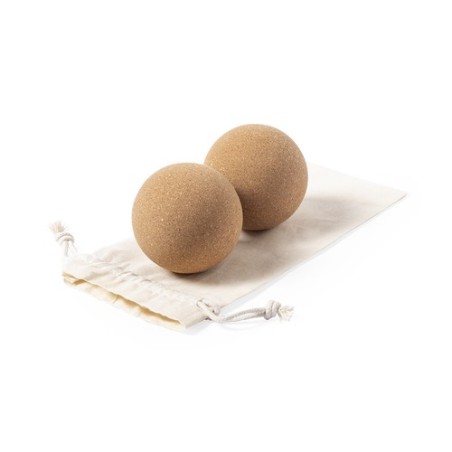 Set de Balles Personnalisées Éco-responsables Tuduk Matières : liège cadeau entreprise pas cher