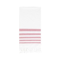 Paréo Serviette Bicolore Éco-responsable 100% Coton Sally Matières : coton Couleurs : rouge